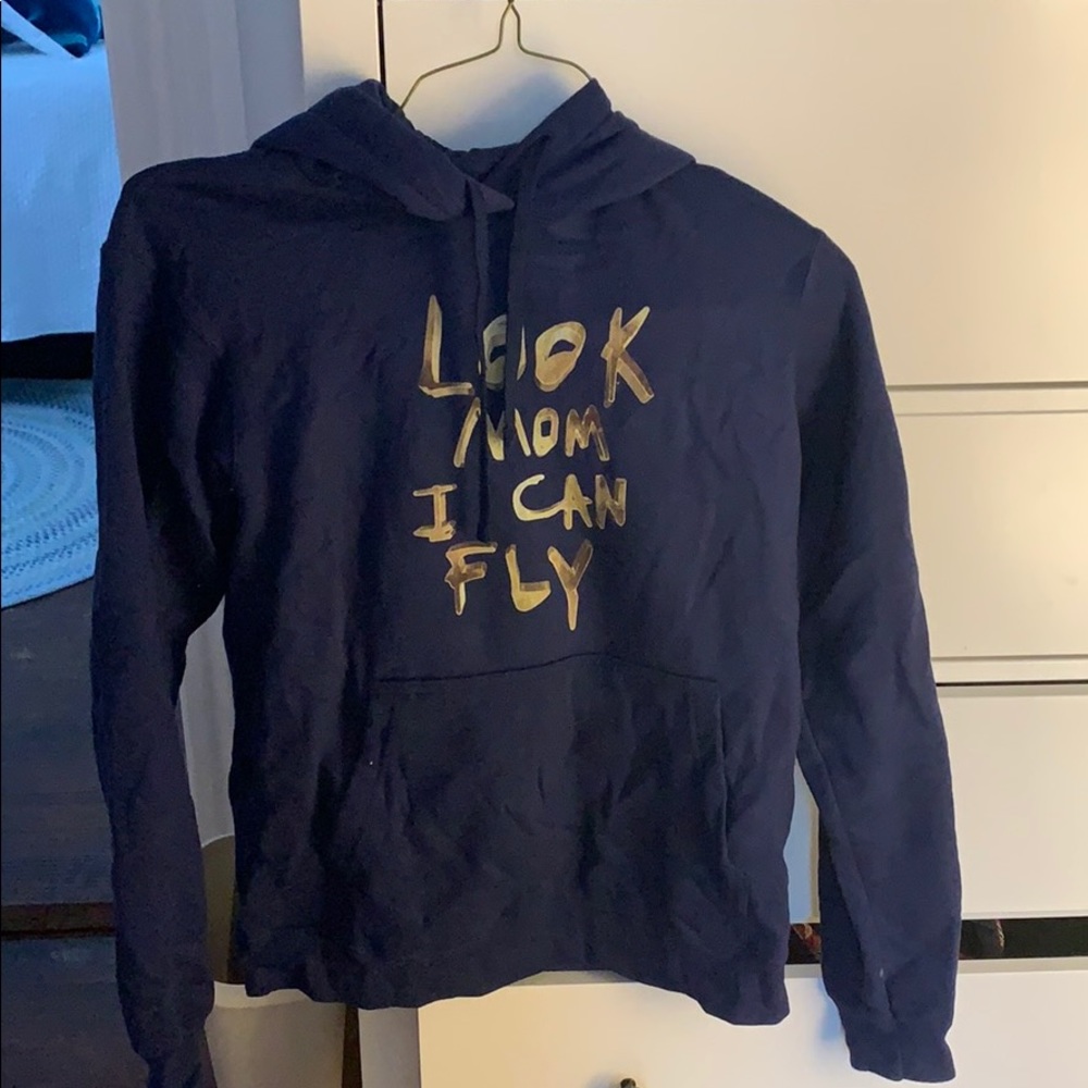 Navy blue Travis Scott hoodie